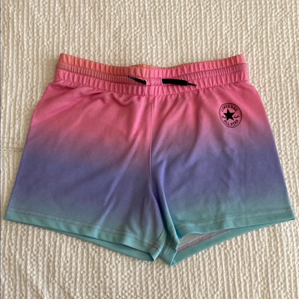 Converse Women's Gradient Shorts - Pink and Purple